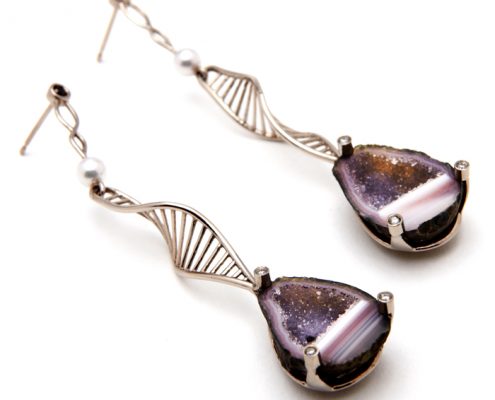 Crystal Helix Earrings