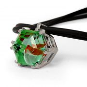 sterling silver marble pendant