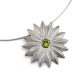 sterling silver pendant with peridot